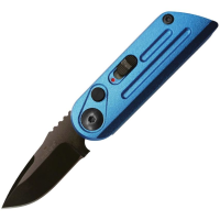 Bear & Son 1400AIBLB Auto Bold Action XIV Black Knife Blue Handless