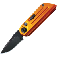 Bear & Son 1400AIORB Auto Bold Action XIV Black Knife Orange Handless