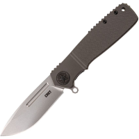 CRKT K252GXP Homefront Assist Open Linerlock Knife OD Green Handles