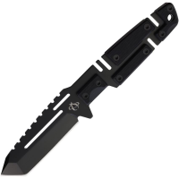 Mantis F4CM Chaos 2 Black Fixed Blade Knife Black Handles