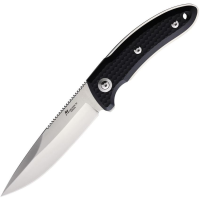 Katz PDT5G10B Predator Satin Fixed Blade Knife Black Handles