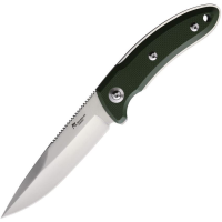 Katz PDT5G10GNT Predator Satin Fixed Blade Knife Green Textured Handles