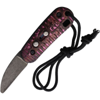 Colonial 214 Auto CKC Series Button Lock Black Knife Pink Handles