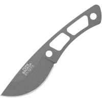 TOPS TBKP02 Backup Knife Tungsten Tungsten Fixed Blade Knife Tungsten Handles