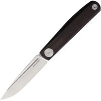 Real Steel 7841E Gslip Satin Folding Knife Ebony Handles