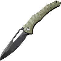 Civivi 220063 Spiny Dogfish Black Stonewashed Knife OD Green Handles