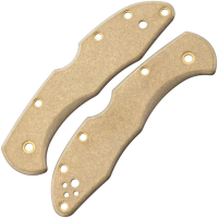 Flytanium 656 Delica Handle Scales Brass