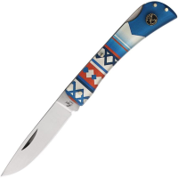 Roper 0032WS1 Pecos Tumble Weed Lockback Knife Acrylic Handles