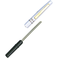 Eze-Lap S Shirt Pocket Diamond Sharpener with Oval And Flat Surface