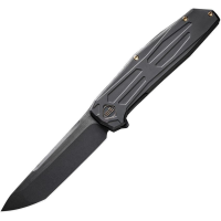 We 220351 Shadowfire Black Stonewash Knife Black Handles