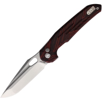 Vosteed TBSG1 Thunderbird Treklock Satin Folding Knife Black/Red Handles