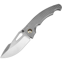 Artisan 1860GGY Xcellerator Stonewash Knife Titanium Blade