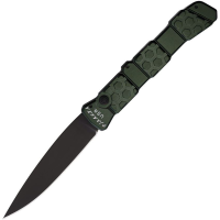 Piranha P21GT Auto 21 Button Lock Black Knife Green Handles