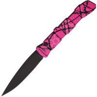 Piranha P21PKT Auto 21 Button Lock Black Knife Pink Handles