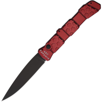 Piranha P21RT Auto 21 Button Lock Black Knife Red Handles