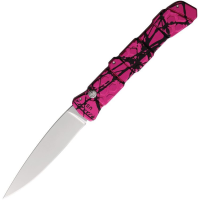 Piranha P21PK Auto 21 Button Lock Mirror Knife Pink Handles