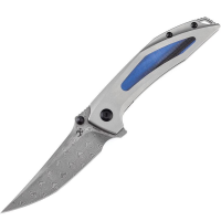 Kansept 1056A4 Baku Knife Black and Blue G10 Handles