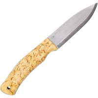 Casstrom 14104 No.10 Forest Satin Fixed Blade Knife Curly Birch Handles
