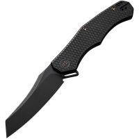 Viking Tactics CG1 RekkeR Black Stonewashed Framelock Knife Black Stonewashed Handles
