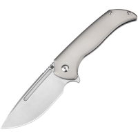 Artisan 1861G Trux Drop Point Framelock Knife Gray Handles