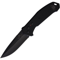 Bear & Son AC561B4B Auto Bold Action V Black Knife Black G10 Handles