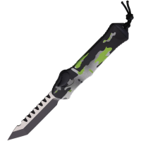 Heretic 00610AHCAMO Auto Hydra Tanto OTF Knife Camo Handles