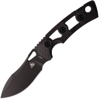 Fobos 084 Tier 1 Mini Mini Black Fixed Blade Knife Carbon Fiber Handles