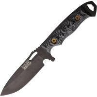 Dawson 16517 Nomad Black Apocalyptic Fixed Blade Knife Gray/Black Handles