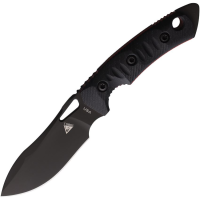Fobos 091 Mini Black Fixed Blade Black Handles