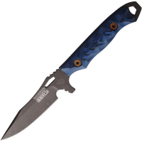 Dawson 16760 Smuggler Black Apocalyptic Fixed Blade Knife Black/Blue Handles