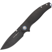Viper 6007DTBL Vale Black Stonewashed Linerlock Knife Black Stonewashed Handles
