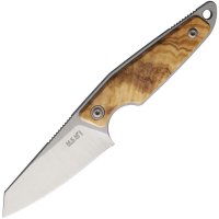 MKM-Maniago MA02O Makro 2 Satin Fixed Blade Knife Olivewood Handles