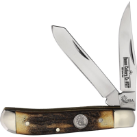 Queen GSH07 Mini Trapper Knife Stag Handles