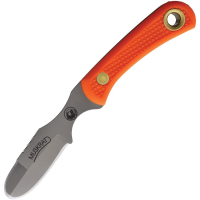 Knives Of Alaska 00068FG Muskrat D2 Carbon Steel Fixed Blade Knife Orange Handles