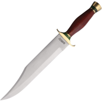 Marbles 676 Bowie Fixed Blade Knife Brown Wood Handles