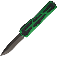 Heretic 0426ATXGRN Auto Colossus Black OTF Knife Toxic Green Handles