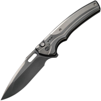WE 22038A7 Exciton Button Lock Knife Gray Handles