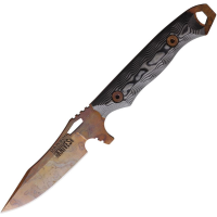 Dawson 16821 Smuggler Arizona Copper Fixed Blade Knife Black Handles