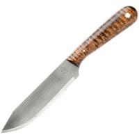 Pathfinder 303CMS PKS Camp & Trail Fixed Blade Knife Curly Maple Handles