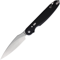 Daggerr FM031BKSW Parrot Black Stonewash VG-10 Button Lock Knife Red G10 Handles