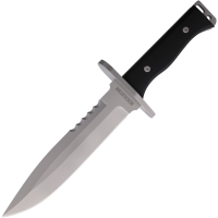 Rough Rider 2541 Combat Fixed Blade Knife Black G10 Handles