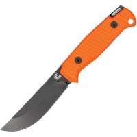 Glow Rhino 112 Bohr Fixed Blade Knife Orange Handles
