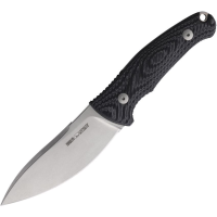 Viper 4044GG Nordlys Stonewash Fixed Blade Knife Suretouch Black Handles