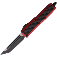 Microtech 1271RDBIS Auto UTX-85 Daytona Two-Tone Tanto OTF Knife Red Handles