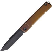 Medford 2114PT36A1 Gentleman Jack 2 Black Tanto Point Knife Bronze Handles