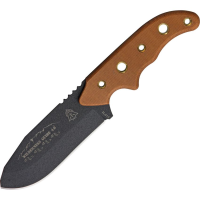 TOPS WSG4 Wilderness Guide 40 Fixed Blade Knife Tan Canvas Micarta Handles