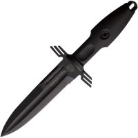 Extrema Ratio 0443BLKOP Ermes Operativo Black Fixed Blade Knife Black Handles