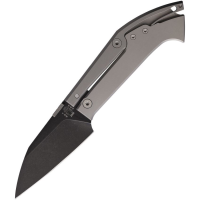 Fred Perrin MKH02S Warthog Silver Black Stonewash Knife Gray Handles