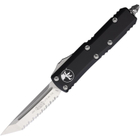 Microtech 2336 Auto UTX-85 Serrated Tanto OTF Knife Black Handles