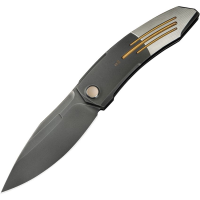 We 23069B3 Sine Wave Nested Linerlock Knife Gray Handles